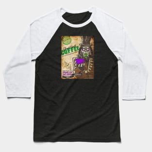 Haunted Mansion: Grim Grinning Coffee Baseball T-Shirt